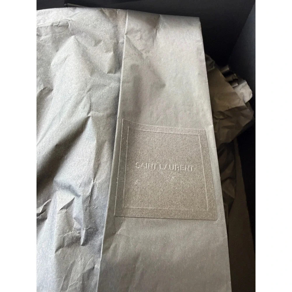 Saint Laurent 13 x 9 box w/ paper - embellishments - Thank you card